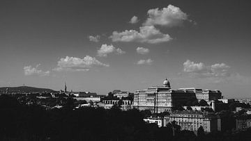 Panorama der ungarischen Burg von Buda von Keserű Collective