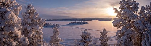 Lake Inari from Ukko Rock