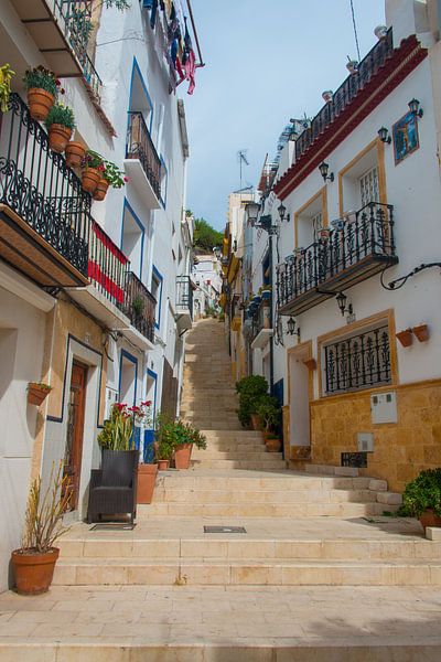 Calle San Rafael in Alicante van Peter Apers