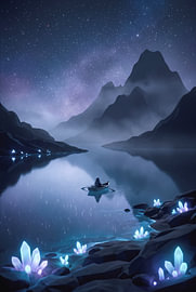 Starry Lake Kayak by Markus Gann