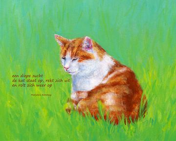Tiefe Entspannung Katzen Haiku Holländisch