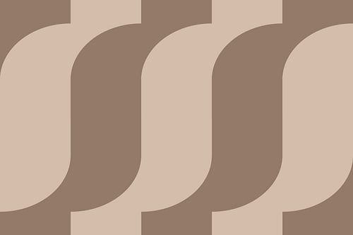 Abstracte kunst in neutraal bruin en beige nr. 8