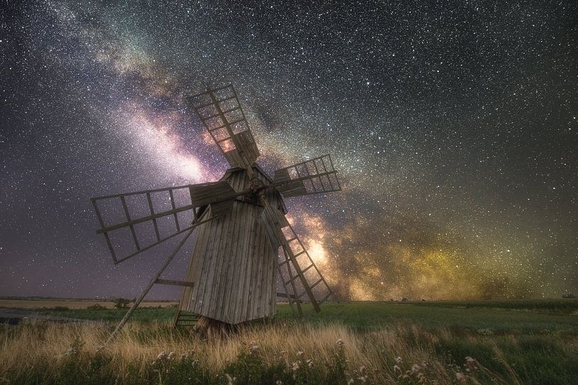 Öland windmill 1 by Marc Hollenberg