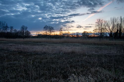 De Hel, Veenendaal pendant l'heure bleue.
