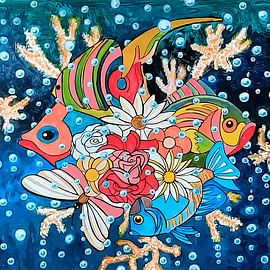 Blur Blur klimaat verandering. Boven en onder water van Andre Wilkens