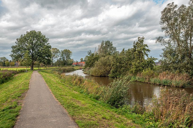 Picturesque and colourful Dutch landscape with perspective by Ruud Morijn