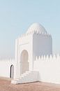 Bâtiment blanc dans Marrakech par Leonie Zaytoune Aperçu