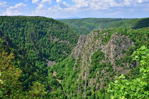 Rosstrappe in het Harz gebergte