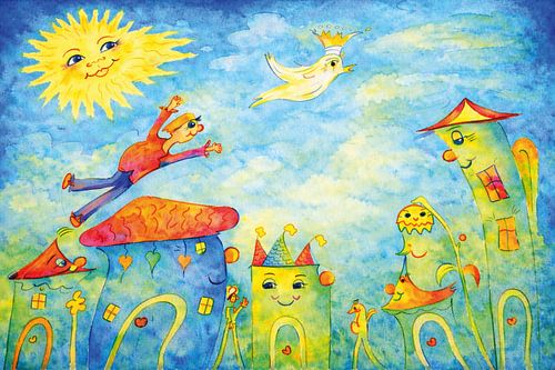 There is a little smile in every home. If you believe in it, you can fly 