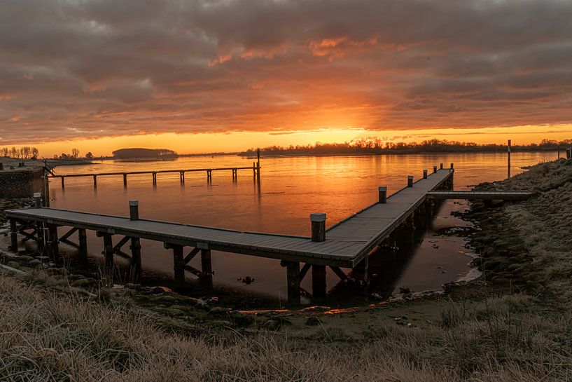 Sunrise jetty by Marjolein Albregtse