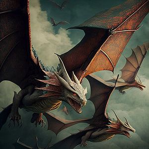 Drei Drachen von Harvey Hicks