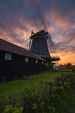 Longe Belichtung Zaanse Schans von Remy Beltman