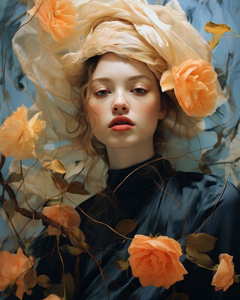 Portret "Beautiful botanical" van Carla Van Iersel
