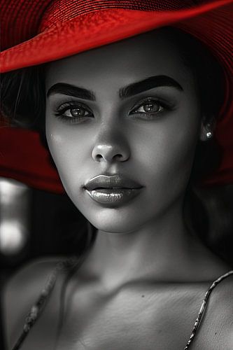 fantasie model vrouw glossy