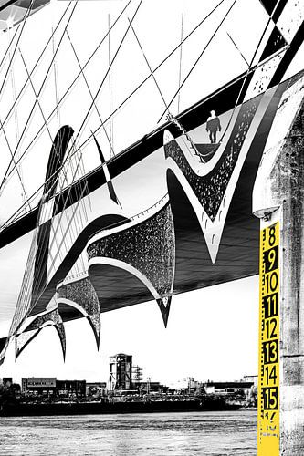 De oversteek Modern en Abstract van Caroline Drijber Guérain