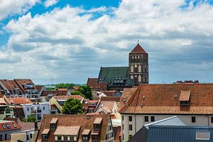 Blick auf die Hansestadt Rostock