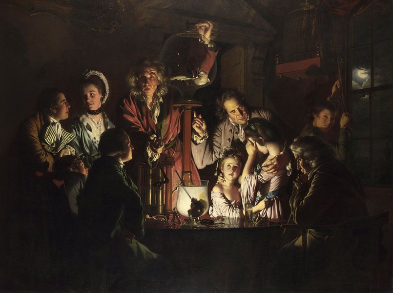 An Experiment on a Bird in the Air Pump, Joseph Wright of Derby by Masterful Masters