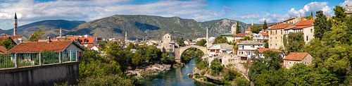 De Stari Most, de Oude Brug van Mostar in Bosnië en Herzegovina