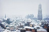 Utrecht's Dom tower in the snow by Chris Heijmans thumbnail