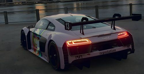 Audi R8 LMS GT3 an der Uferpromenade