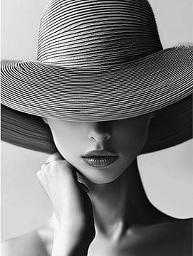 Elegant lady monochrome by PixelPrestige