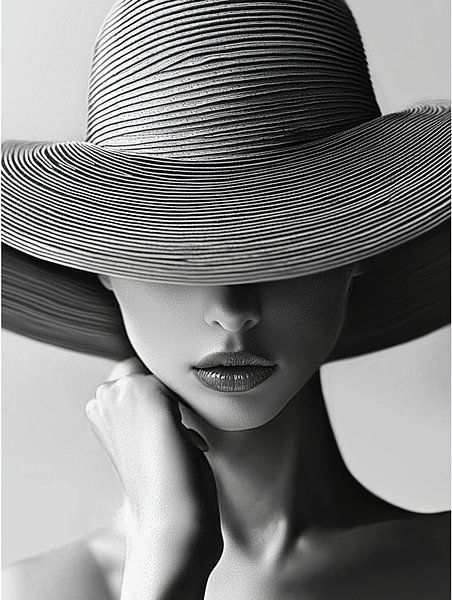 Elegante Dame einfarbig von PixelPrestige