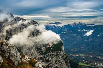 wolken Berge Garmisch-Partenkirchen von Tim Lee Williams