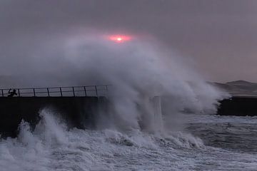 Storm at Scheveningen by Peter Koudstaal