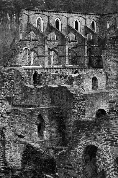 Abstract Villers Abbey, Belgium by Imladris Images