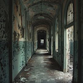 Lost Places: Hallway by Poster Art Shop