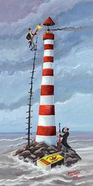The absurd lighthouse by Hugeff