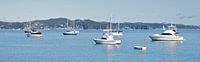 Voiliers dans la baie