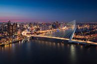 Rotterdam Skyline - Erasmusbrug van Vincent Fennis thumbnail