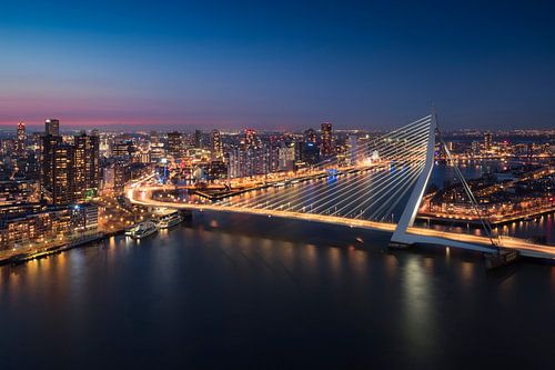 Rotterdam skyline - Erasmus bridge
