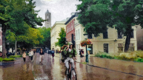 Utrecht im Regen