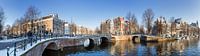 Amsterdam gracht panorama