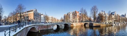 Amsterdam gracht panorama
