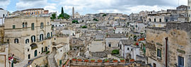 Altstadt von Matera von Leopold Brix