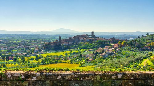 Castiglion Fiorentino Hill Town Panorama in Val di Chiana