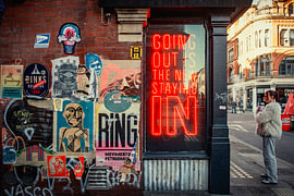 Street art in Manchester’s Northern Quarter by Ron van der Stappen