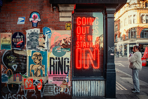 Streetart im Northern Quarter von Manchester