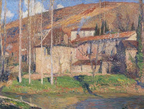 Henri Martin, Gezicht op Labastide-du-Vert, ca 1910