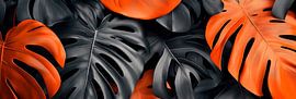 Leaf variety black orange by Poster Art Shop