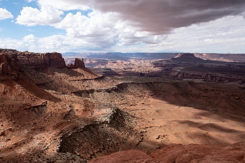 Storm boven Canyonlands, Utah van John Faber