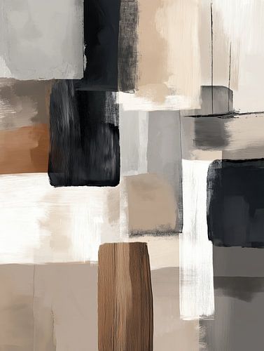 Abstracte Harmonie in Neutrale Tinten