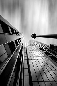 Maastoren en noir et blanc