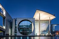 Modern Architectural Marvel by Night