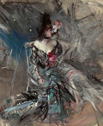 Giovanni Boldini - Spaanse dansers in de Moulin Rouge (rond 1905)