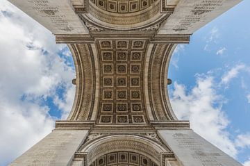 Der Arc de Triomphe in Paris von MS Fotografie | Marc van der Stelt