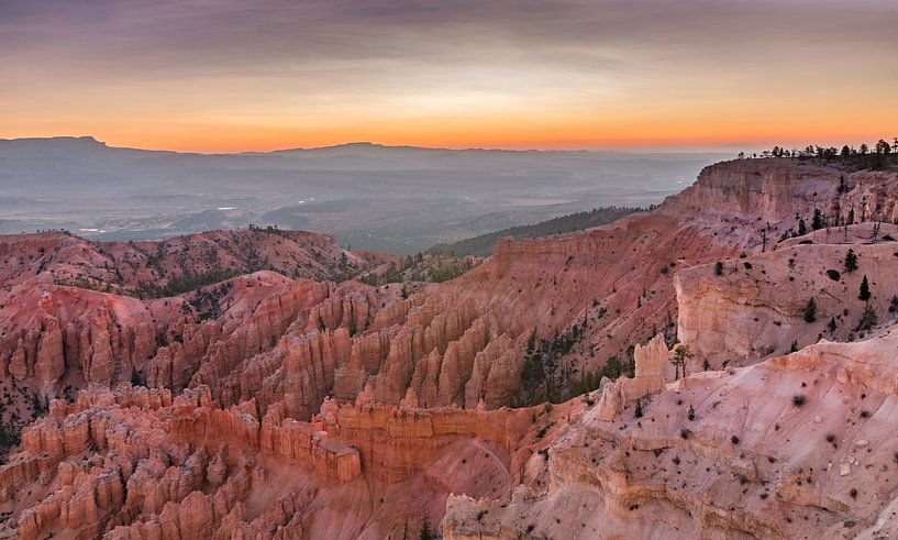 Zonsopkomst, Bryce Canyon, USA van M. Cornu